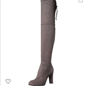 Sam Edelman Kent over-the-knee boot- Gray, Size 9